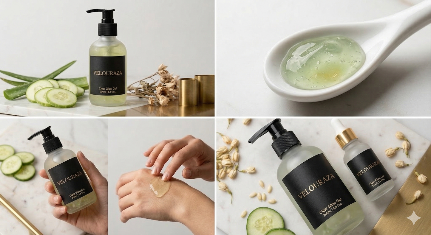 Velouraza Clear Glow Gel (200ml)